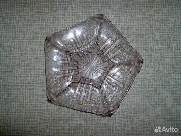 Тарелочки хрустальные