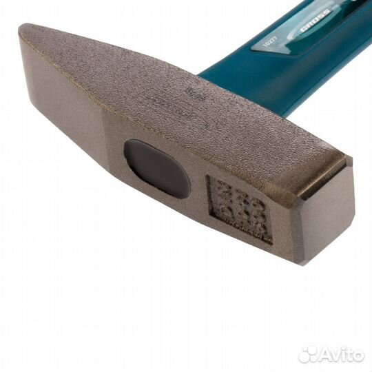 Молоток слесарный, 600 г, квадратный боек, фибергл