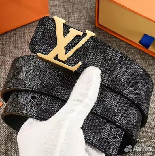 Louis vuitton ремень кожаный бляха