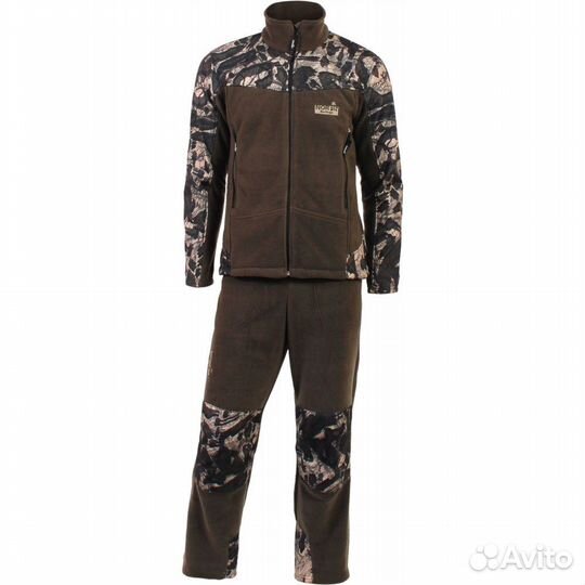 Костюм флис Norfin berings camo Green 01 р.S