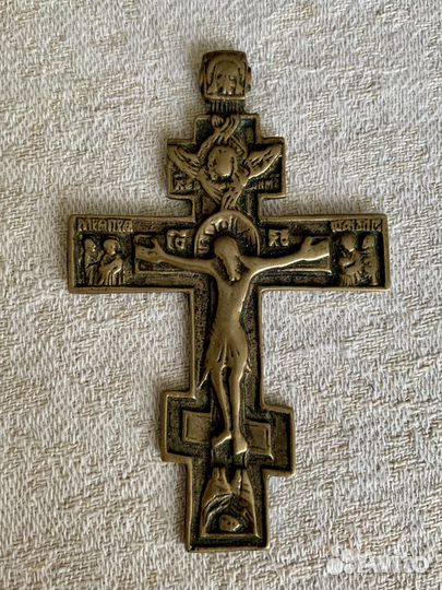 Крест нательный, 18 век, редкий, большой