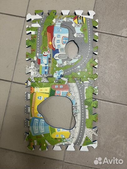Напольный пазл коврик