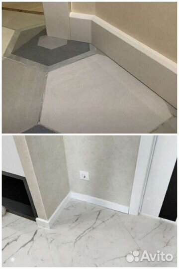 Ламинат, плинтуса