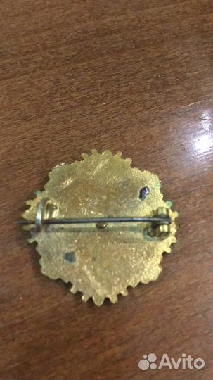 Этническая религиозная брошь икона 19 век