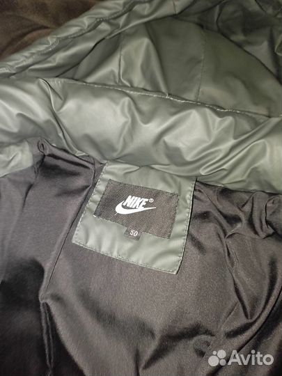 Пуховик мужской nike 50 размер б/у
