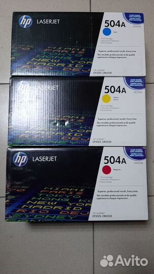 Картриджи HP 504A лазерные (7000 стр)