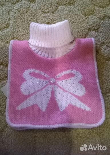 Шарф на флисе для девочки