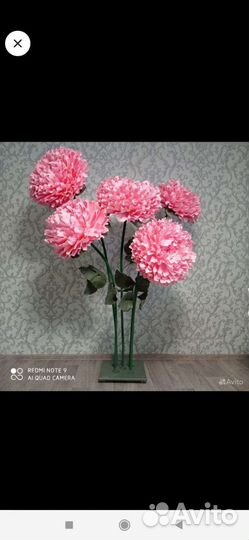 Ростовые цветы из изолона