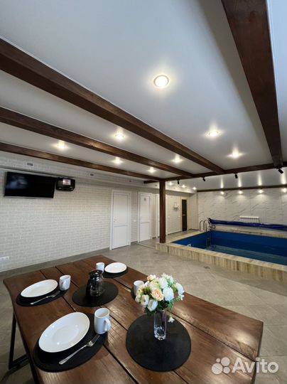 Сауна с бассейном