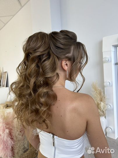 Вечерние,детские,свадебные прически,локоны,косы