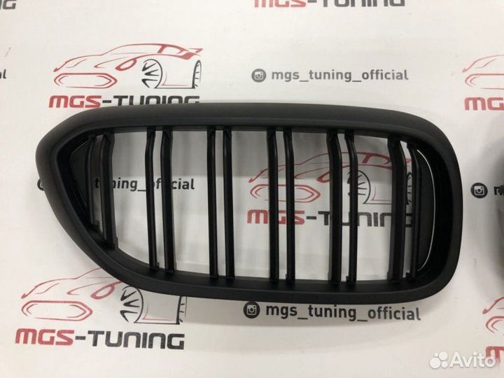 Решетка BMW 5 серии G30 в стиле М5 черная матовая