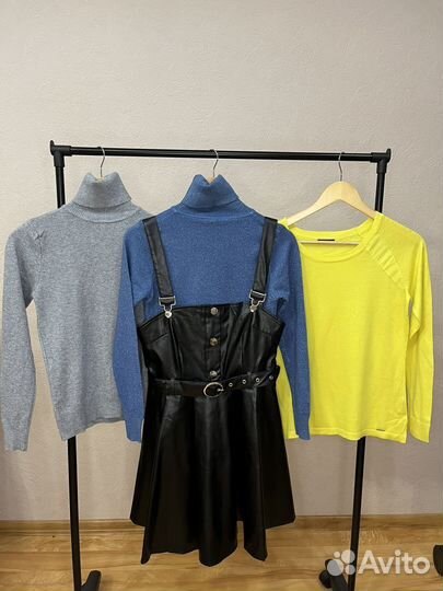 Одежда женская пакетом 28 вещей 44-46