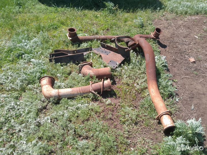 Выхлопные трубы, огнеопасник Камаз