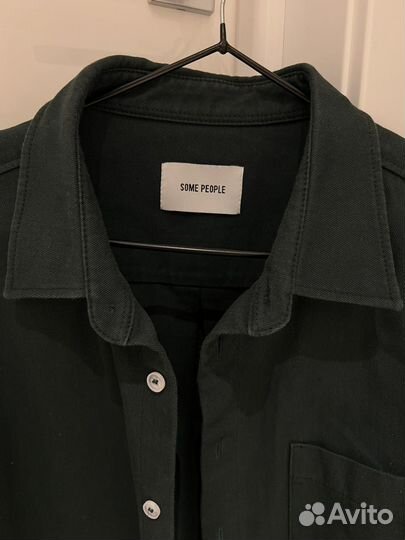 Рубашка мужская Some people зеленая