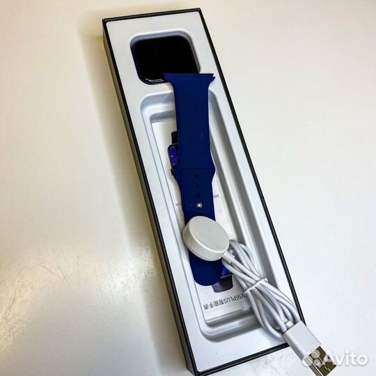 Смарт часы Apple watch 6 Синий