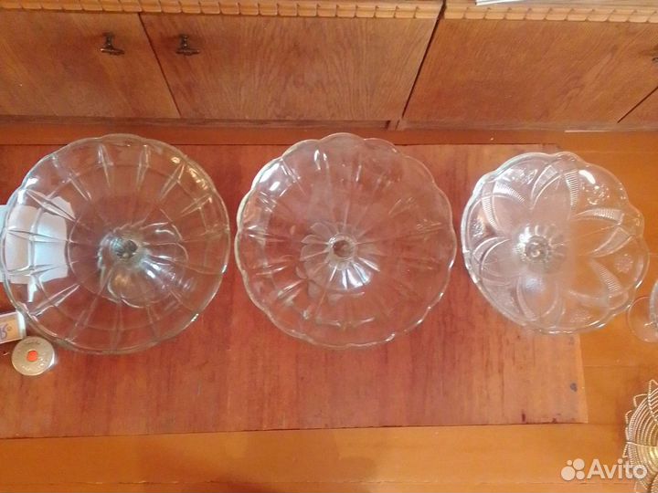 Ваза для фруктов на ножке СССР