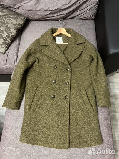 Пальто шерстяное Mango