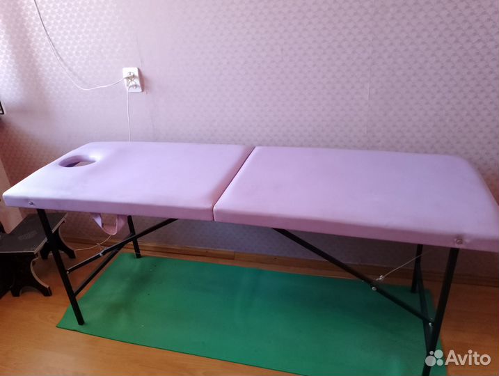 Массажный стол складной с вырезом для лица