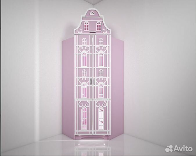 Детский угловой шкаф Версаль в детскую комнату Д-7