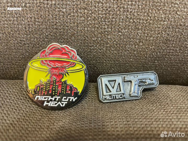 Значки Cyberpunk 2077 из коллекционного издания