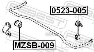 Тяга стабилизатора задняя (mazda 6 GG 2002-2007