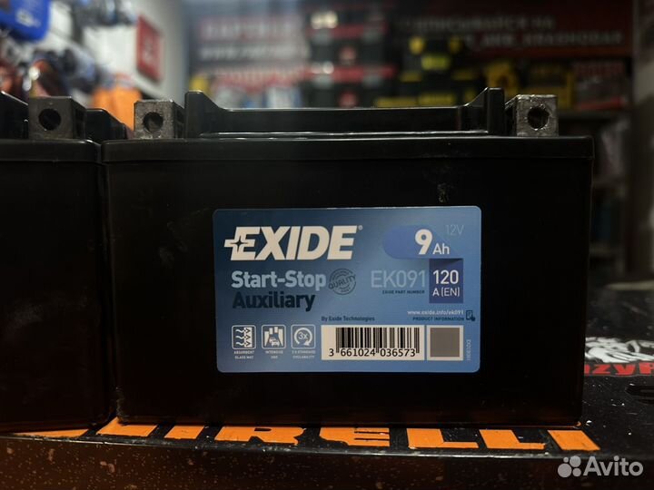 Аккумулятор на мотоцикл 12v Bosch/Exide