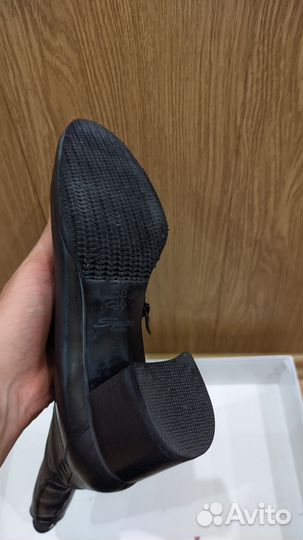 Сапоги женские демисезонные натур. кожа Турция