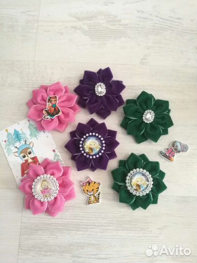 Бантики из бархата