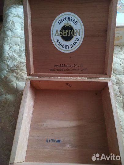 Коробки от сигар Ashton(пустые)