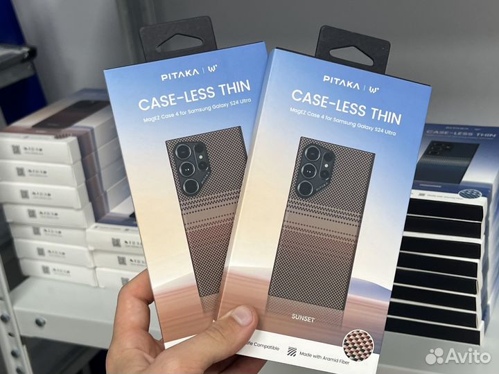 Чехол Pitaka Sunset на S24 Ultra