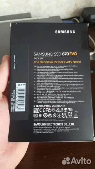 Ssd диск 500 gb Samsung EVO 870