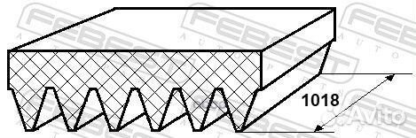 88128-6L1018 ремень поликлиновой 6PK1013 MB W2