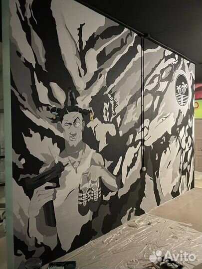 Наружная реклама; Монтаж; Роспись стен;