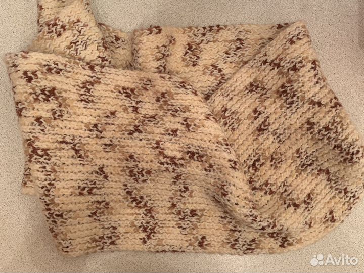 Комплект шапка и снуд зимний женский