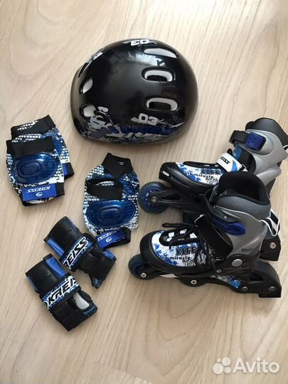 Детские ролики и защита