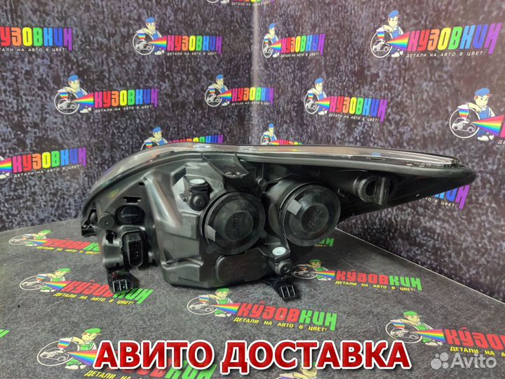 Фара ford focus II 08-11правая хром с электрокор
