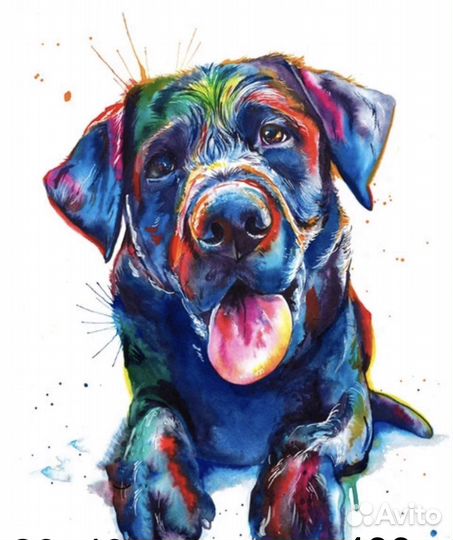 Алмазная мозаика 30х40см