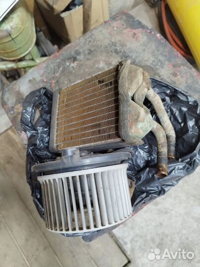 Радиатор задней печки Pajero 2