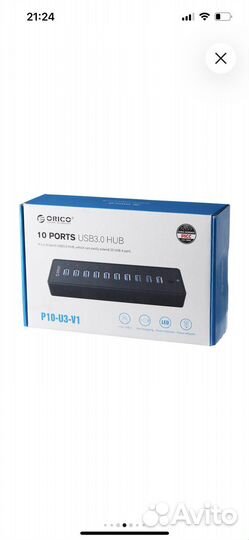 USB-концентратор orico P10-U3