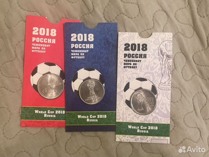 Коллекционные монеты 25 рублей в блистере