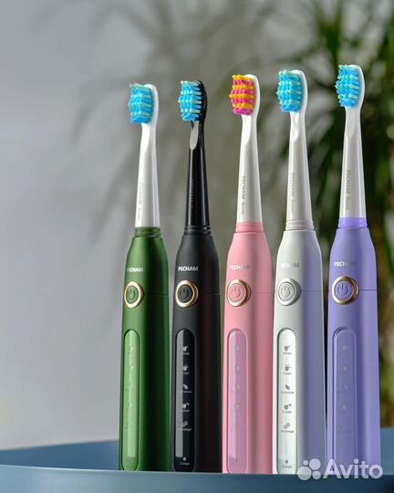 Электрическая зубная щетка pecham розовая