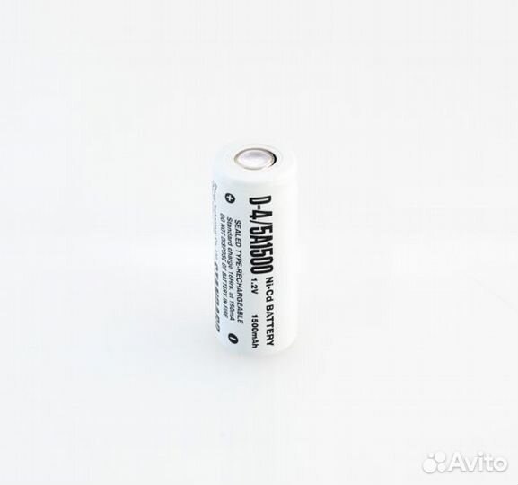 Аккумулятор ET D-4/5A1500 (1.2В, 1500мАч, Ni-Cd )