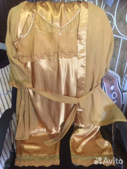 Новая пижама женская атласная