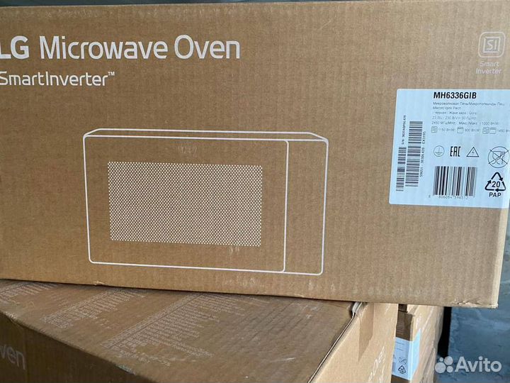 Микроволновая печь LG MW23W35GIB, черный цвет