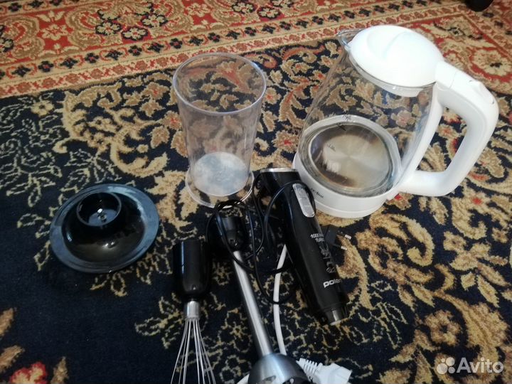 Посуда, чайник, миксер, товары для кухни