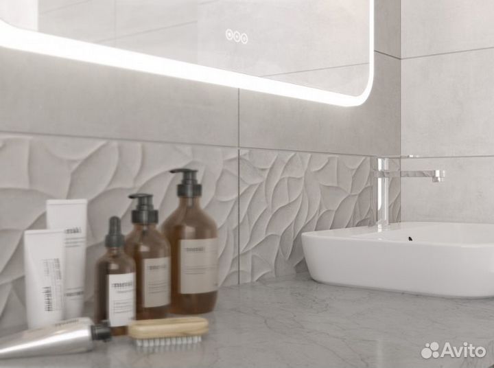 Зеркало Cersanit Pro 100 kn-lu-led070*100-p-os Хр