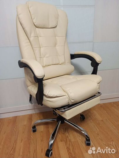 Кожаное кресло с массажем новые доставка беспл