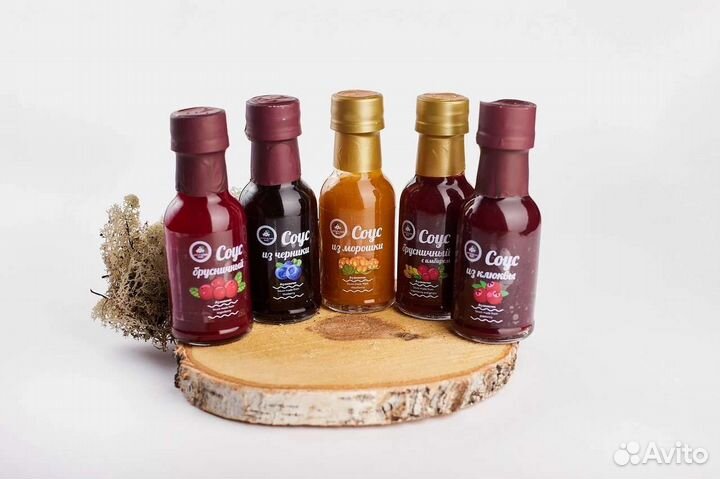Соус морошка, черника, брусника, клюква