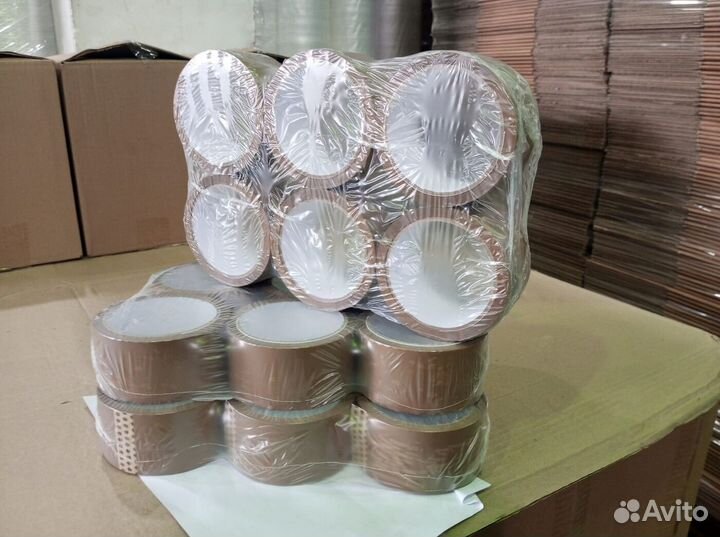 Клейкая лента коричневая