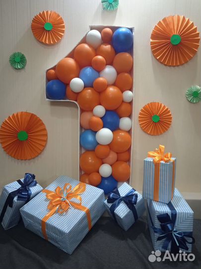 Цифра 1 для фотосессии на 1 годик